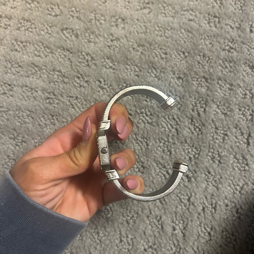 Chico’s Open Cuff Rhinestone Watch - Picture 6 of 7